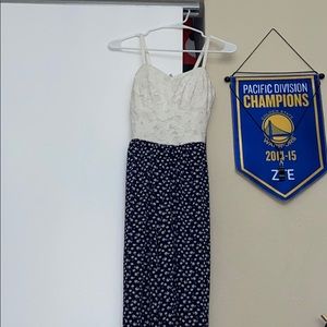 candies lace and floral jumpsuit